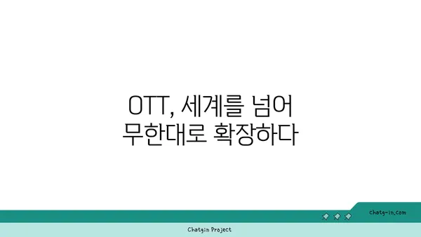 OTT의 글로벌 영향력| 국제적 범위와 도달 | OTT, 글로벌 시장, 콘텐츠 전략, 스트리밍 서비스