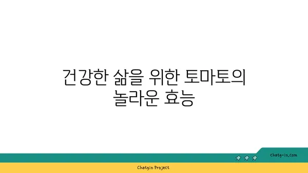 토마토의 놀라운 영양학| 건강한 하루를 위한 필수 식품 | 건강, 비타민, 항산화 효능, 효능