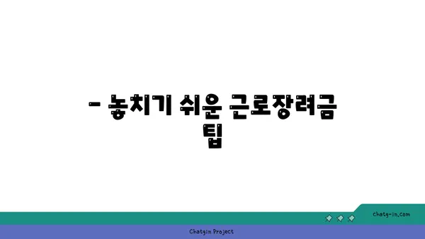 근로장려금 받는 길, 장애물 극복하고 성공하기 | 근로장려금 신청, 자격 조건, 팁