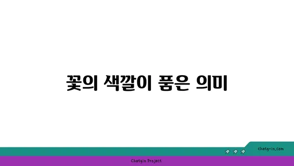 꽃의 색깔이 품은 의미| 꽃의 상징 색과 그 의미 | 꽃말, 꽃 색깔, 꽃 선물