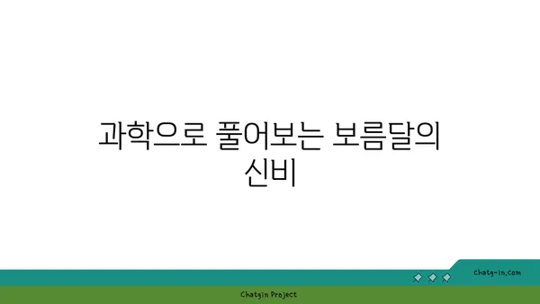 보름달의 신비| 전설과 의미, 그리고 관측 가이드 | 달, 민속, 천문학, 관측 팁