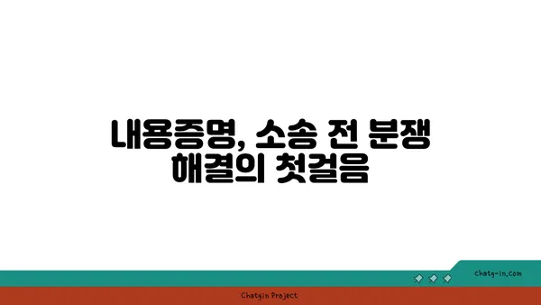 소송 전 필수! 내용증명의 중요성| 효과적인 작성 가이드 | 소송, 법률, 증거, 분쟁 해결