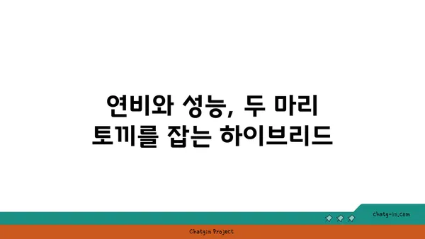 하이브리드 자동차 선택 가이드| 나에게 딱 맞는 차량 찾기 | 하이브리드 자동차 비교, 연비, 장단점, 구매 가이드