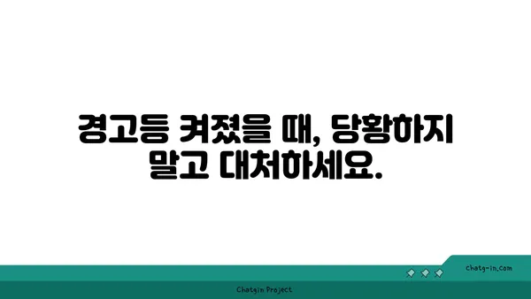 자동차 계기판 아이콘 완벽 해독 | 모든 경고등의 의미와 대처법 | 자동차, 계기판, 경고등, 정비, 안전