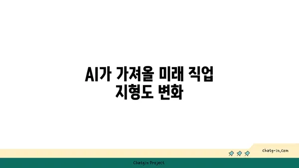 인공지능 시대, 당신의 미래 직업은? | AI, 미래 직업 전망, 일자리 변화, 새로운 기회