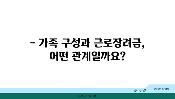 근로장려금 자격요건| 누가 받을 수 있을까요? | 소득 기준, 가족 구성, 자세한 정보