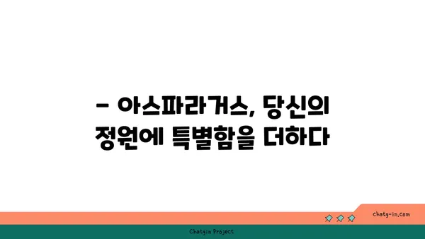 아스파라거스속 식물의 종류와 특징 | 아스파라거스, 식물 분류, 재배 팁