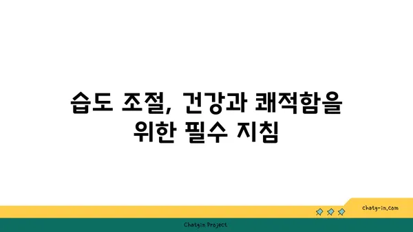 쾌적함의 비밀| 최적 상대 습도로 당신의 공간을 바꿔보세요 | 습도 조절, 실내 환경, 건강, 쾌적함