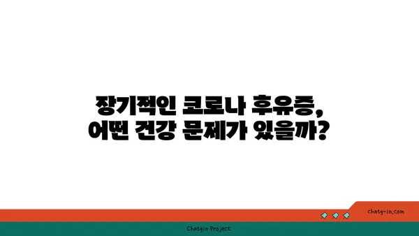 코로나19 후유증, 장기적인 건강 영향| 지금 알아야 할 5가지 | 코로나19, 후유증, 건강, 장기 영향, 정보