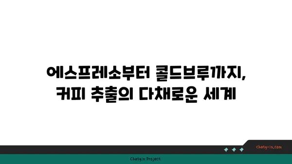 세계인이 사랑한 커피, 그 매혹적인 이야기| 원두부터 문화까지 | 커피 역사, 커피 종류, 커피 문화, 커피 추출