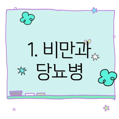 1. 비만과 당뇨병