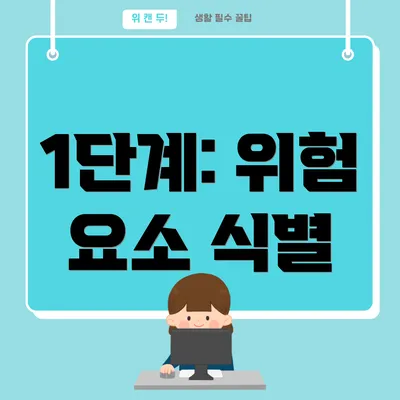 1단계: 위험 요소 식별