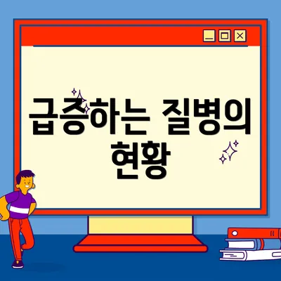 급증하는 질병의 현황