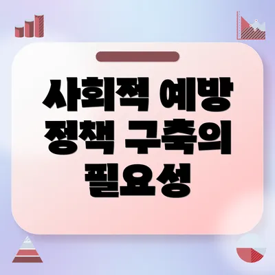 사회적 예방 정책 구축의 필요성