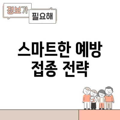 스마트한 예방 접종 전략