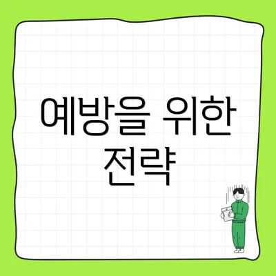 예방을 위한 전략