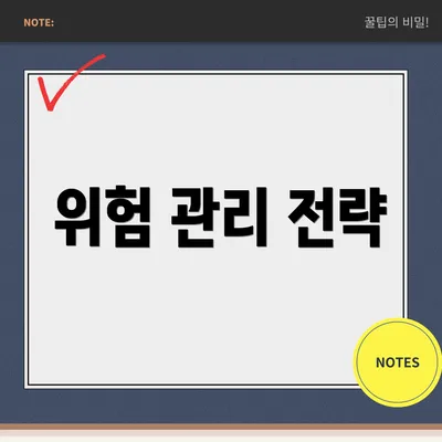 위험 관리 전략