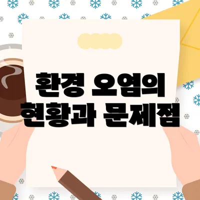 환경 오염의 현황과 문제점