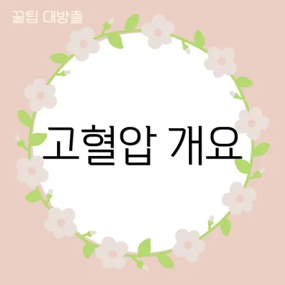 고혈압 개요