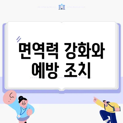 면역력 강화와 예방 조치