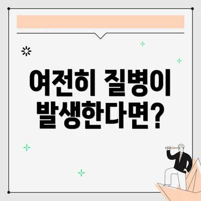 여전히 질병이 발생한다면?