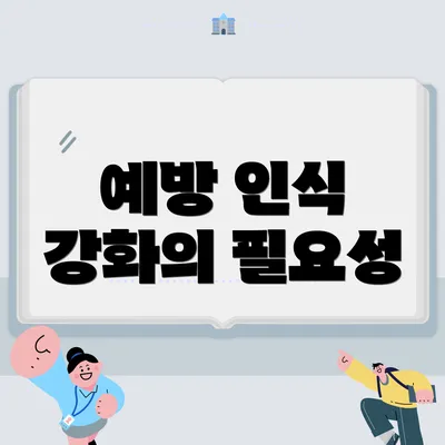예방 인식 강화의 필요성