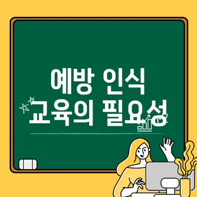 예방 인식 교육의 필요성