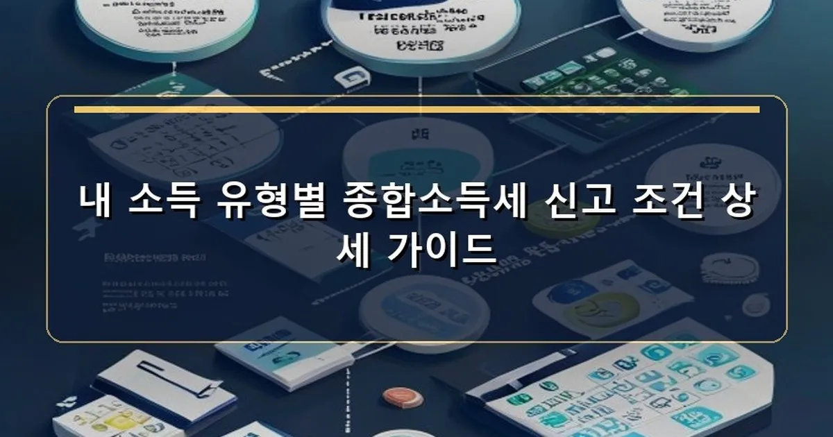 종합소득세 신고 대상 이미지