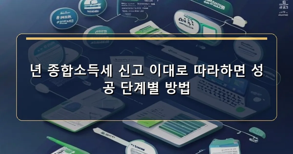 종합소득세 신고 대상 이미지