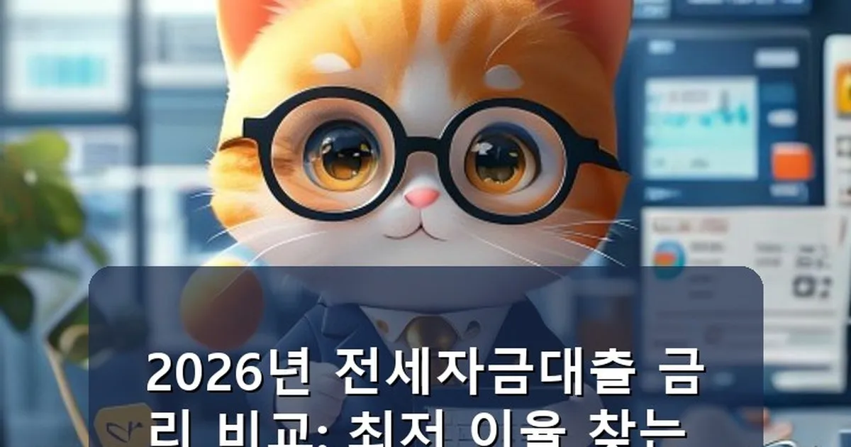 전세자금대출 금리 비교 - chanyang2.co.kr 캐릭터