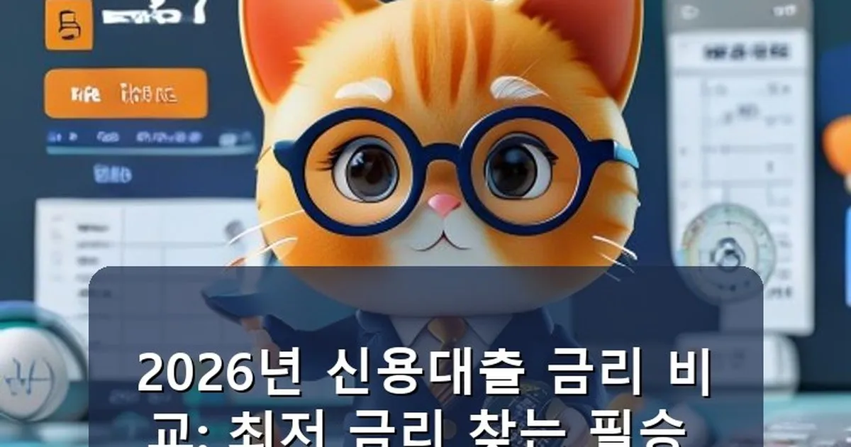 신용대출 금리 비교 - chanyang2.co.kr 캐릭터