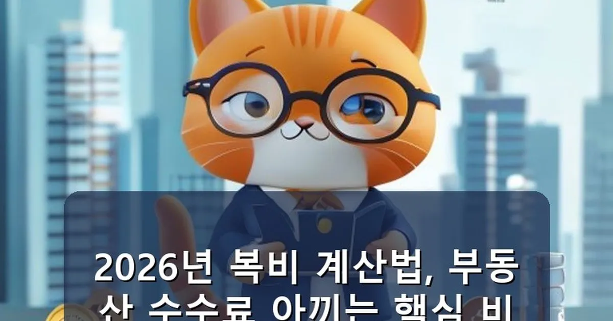 복비 계산법 - chanyang2.co.kr 캐릭터