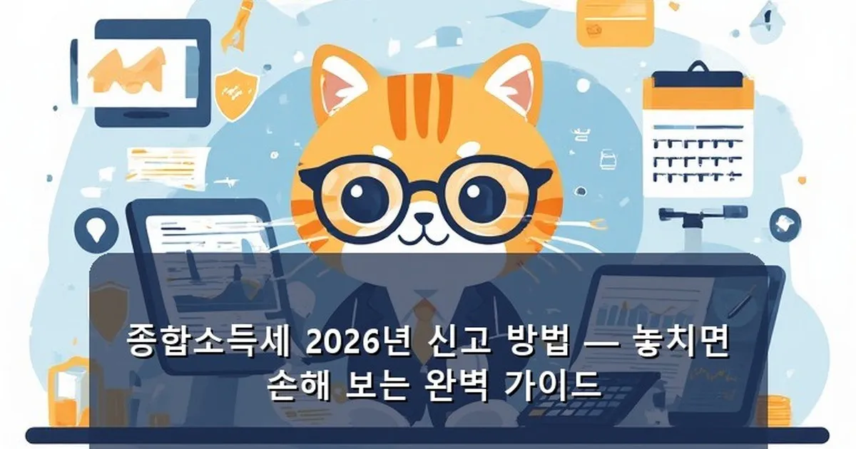 종합소득세 신고 방법 - chanyang2.co.kr 캐릭터