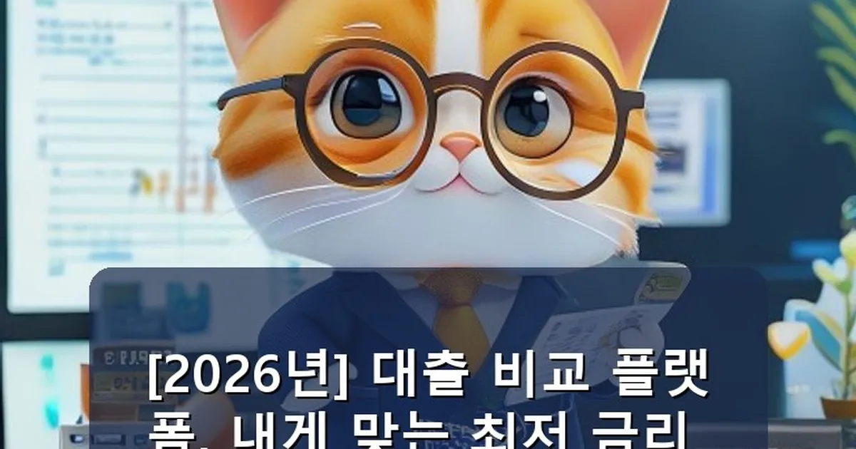 대출 비교 플랫폼 - chanyang2.co.kr 캐릭터