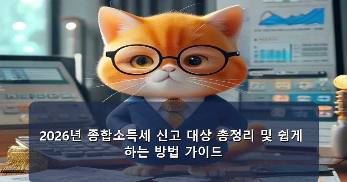 종합소득세 신고 대상 - 종합소득세 신고 대상 대표 이미지