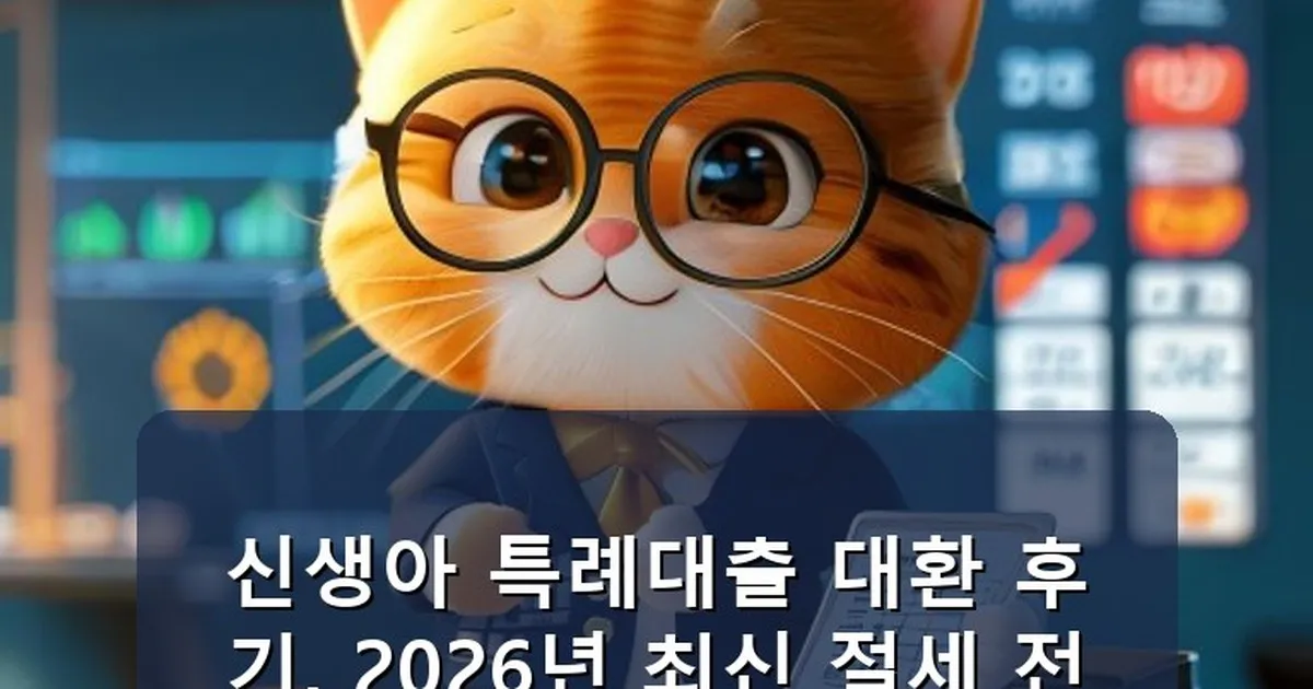 신생아 특례대출 대환 후기 - chanyang2.co.kr 캐릭터