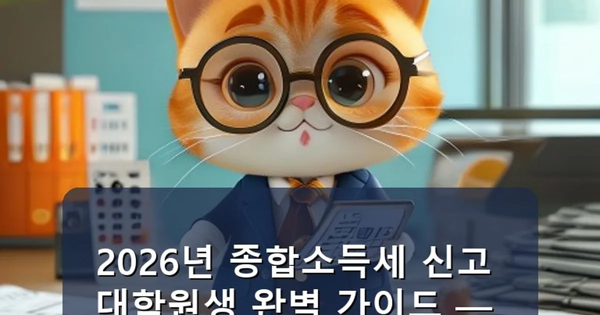 종합소득세 신고 대학원생 - chanyang2.co.kr 캐릭터