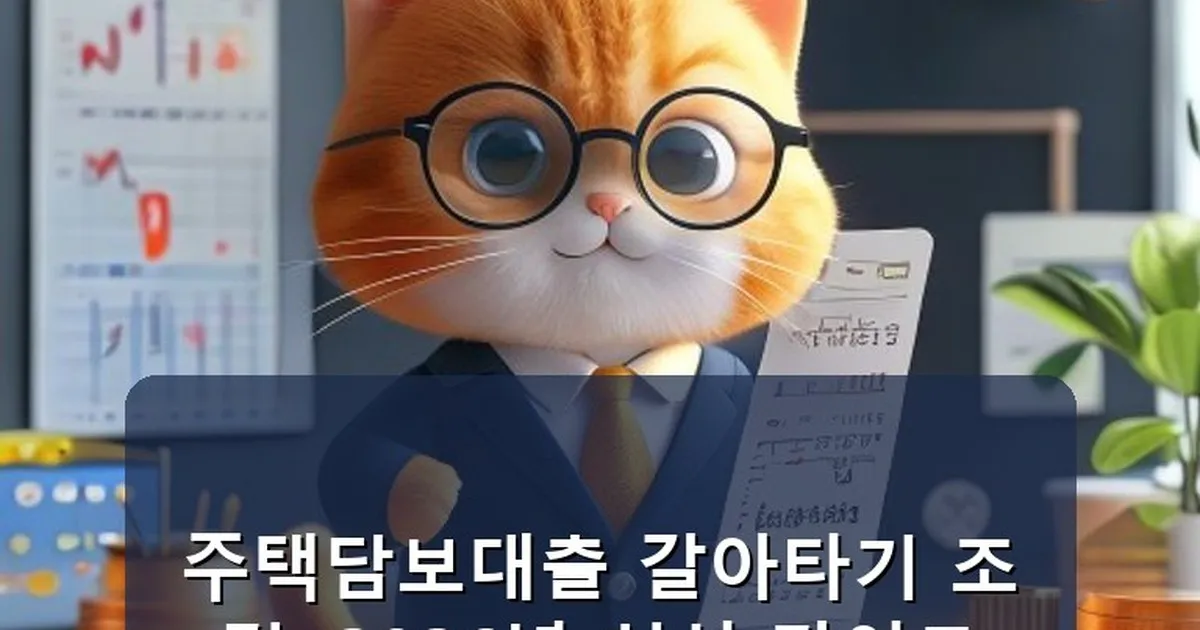 주택담보대출 갈아타기 조건 - chanyang2.co.kr 캐릭터