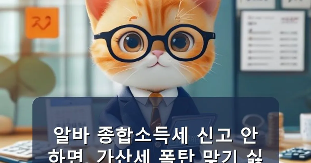 알바 종합소득세 신고 안하면 - chanyang2.co.kr 캐릭터