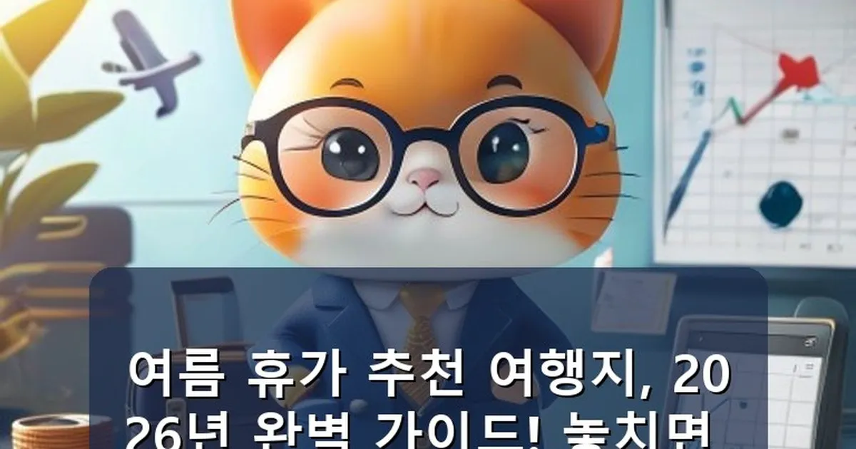 여름 휴가 추천 여행지 - chanyang2.co.kr 캐릭터